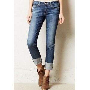 Like new! Anthropologie AG Stevie ankle cuff jeans size 26 women’s